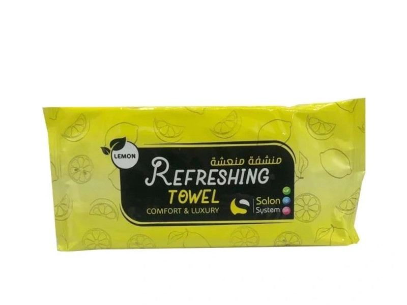 SALON SYSTEM LEMON REFRESHING TOWEL 1PCS SALON SYSTEM LEMON REFRESHING TOWEL 1PCS