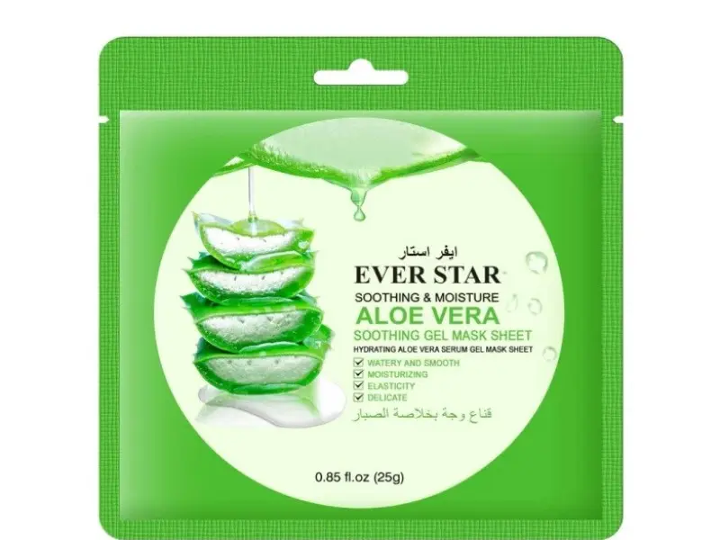 EVER STAR FACE MASK ALOE VERA 25GM 01090 EVER STAR FACE MASK ALOE VERA 25GM 01090