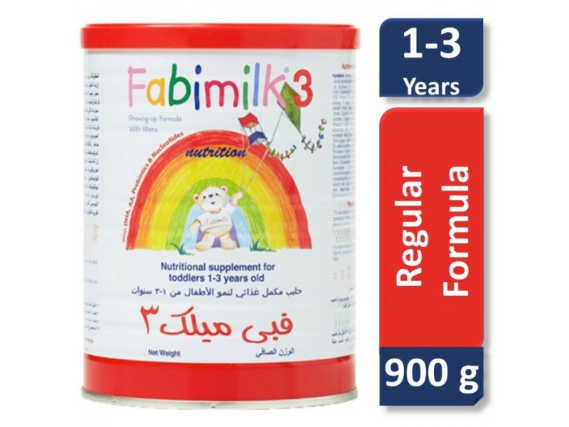 فابي ميلك حليب أطفال مرحلة (3) 900 جم فابي ميلك حليب أطفال مرحلة (3) 900 جم