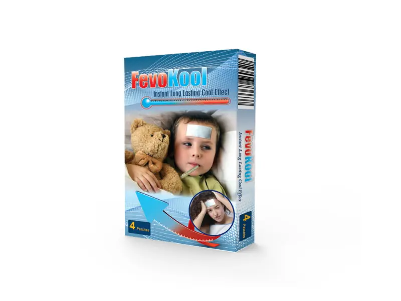 FEVOKOOL COOLING PLASTER 4 Pieces FEVOKOOL COOLING PLASTER 4 Pieces