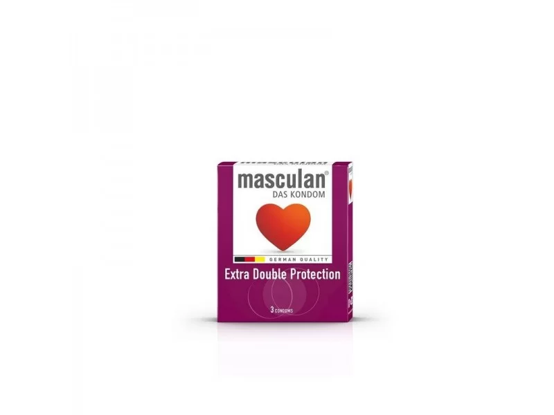 MASCULAN CONDOM DOUBLE PROTECT 3 PIECES MASCULAN CONDOM DOUBLE PROTECT 3 PIECES