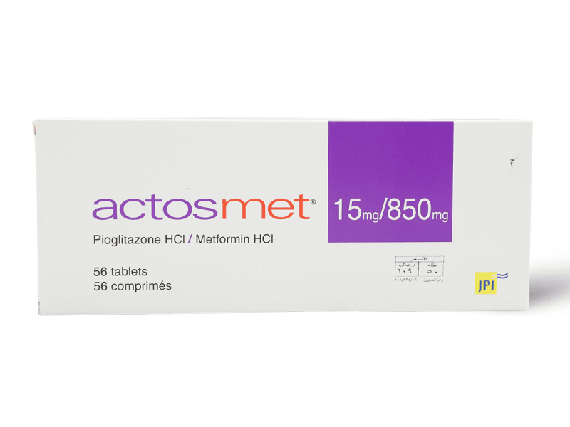 ACTOSMET 15/850MG 56TAB ACTOSMET 15/850MG 56TAB