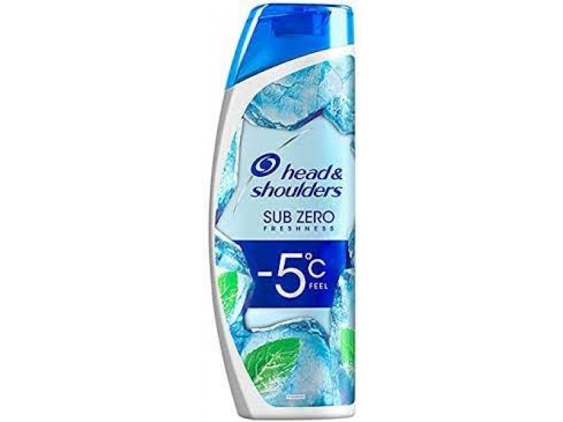 HEAD & SHOULDERS Shampoo SUB ZERO -5C 400ML HEAD & SHOULDERS Shampoo SUB ZERO -5C 400ML