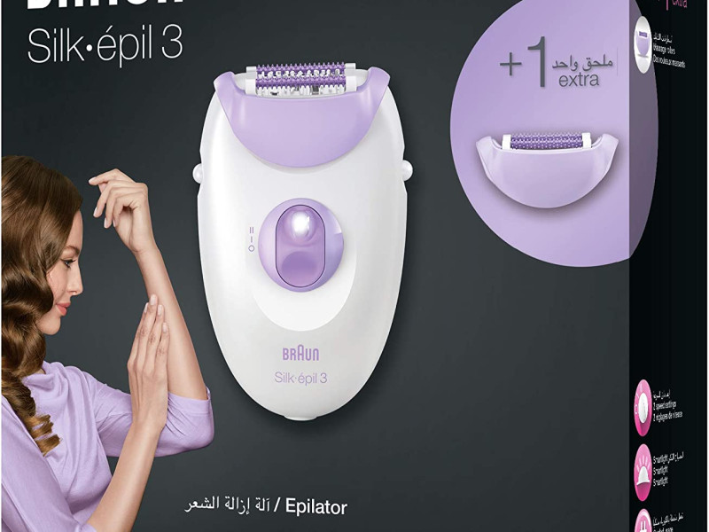 براون ماكينة ازالة الشعر سيلك 3 EPILATOR SE3170 براون ماكينة ازالة الشعر سيلك 3 EPILATOR SE3170