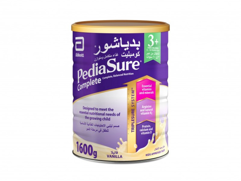 PEDIASURE 3+ VANILLA 1600GM PEDIASURE 3+ VANILLA 1600GM