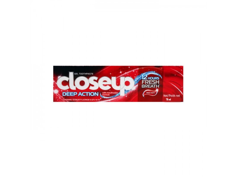 CLOSE UP TOOTHPASTE RED HOT 75ML CLOSE UP TOOTHPASTE RED HOT 75ML