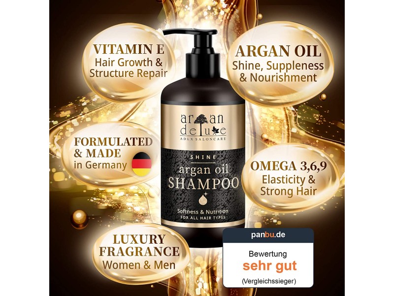 ARGAN DE LUXE NOURISHING Shampoo 300ML NOURISHING ARGAN DE LUXE NOURISHING Shampoo 300ML NOURISHING