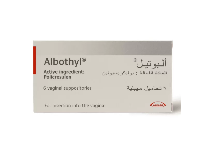 ALBOTHYL 6 PCS SUPPOSITORIES ALBOTHYL 6 PCS SUPPOSITORIES