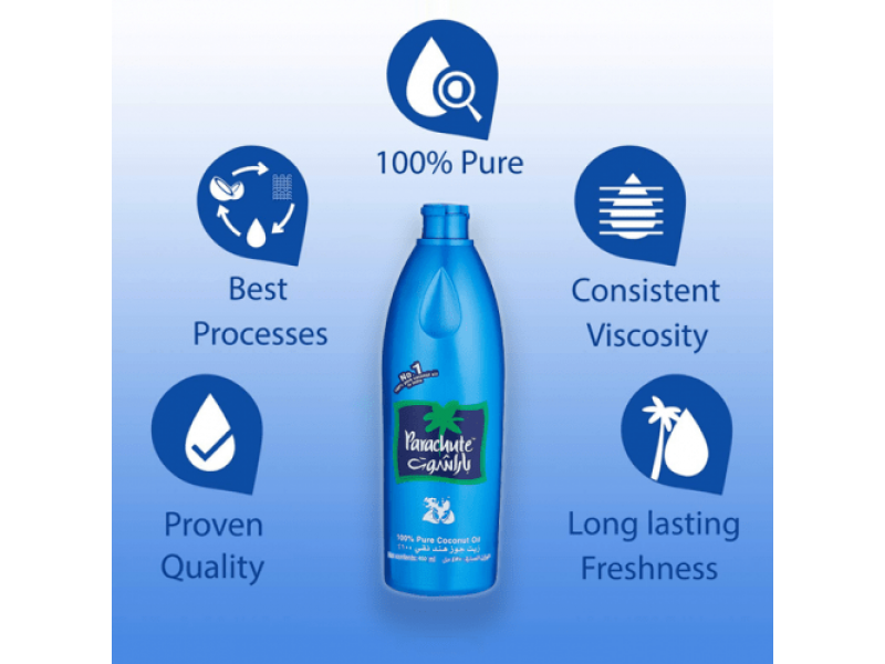 PARACHUTE HAIR OIL COCONUT 450ML PARACHUTE HAIR OIL COCONUT 450ML