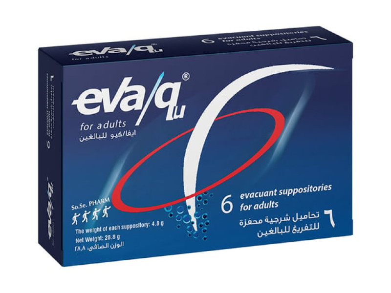 EVA QU ADULTS 6 SUPPOSITORIES EVA QU ADULTS 6 SUPPOSITORIES