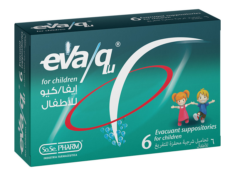 EVA QU CHILDREN 6 SUPPOSITORIES EVA QU CHILDREN 6 SUPPOSITORIES