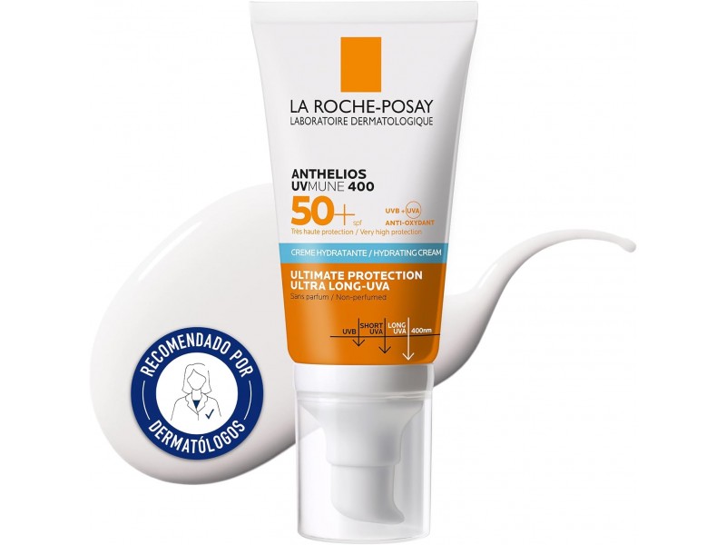 لاروش بوزاي أنثيليوس يوفي ميون 400 SPF50+ كريم واقي الشمس المرطب خال من العطر لاروش بوزاي أنثيليوس يوفي ميون 400 SPF50+ كريم واقي الشمس المرطب خال من العطر
