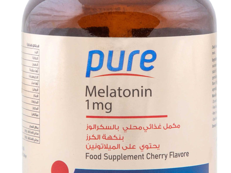 بيور ميلاتونين 1 مجم 100 قرص للمضغ بيور ميلاتونين 1 مجم 100 قرص للمضغ