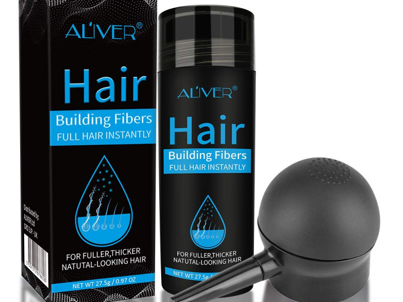 ALIVER HAIR BUILDING FIBERS BLACK 27.5GM ALIVER HAIR BUILDING FIBERS BLACK 27.5GM