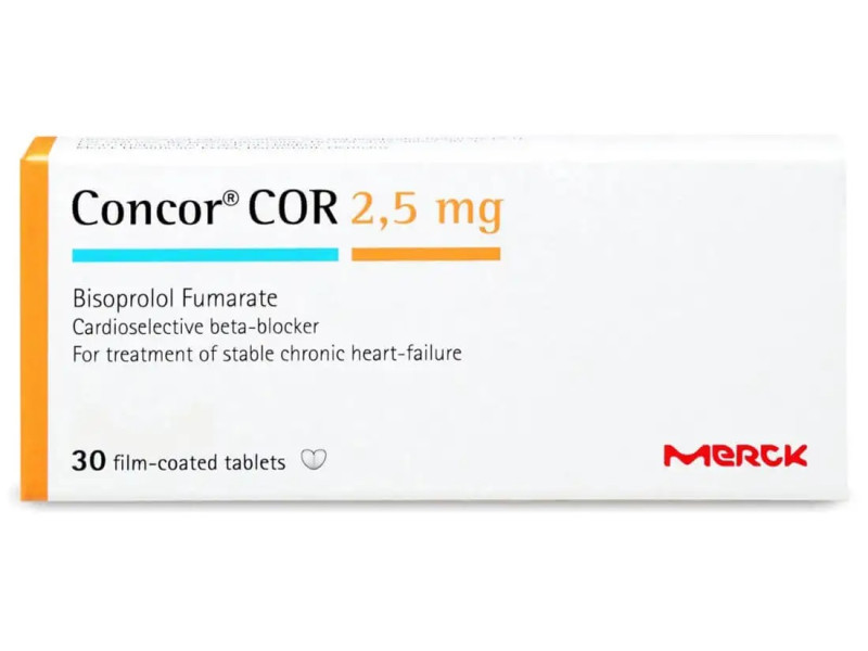 CONCOR COR 2.5MG 30TAB CONCOR COR 2.5MG 30TAB