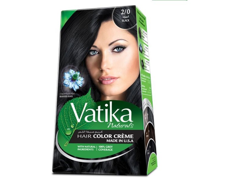 VATIKA HAIR COLOR 2/0 NATURAL BLACK VATIKA HAIR COLOR 2/0 NATURAL BLACK