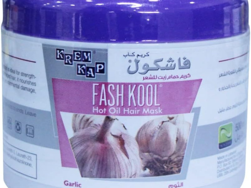 فاشكول حمام زيت بالثوم 500 مل فاشكول حمام زيت بالثوم 500 مل