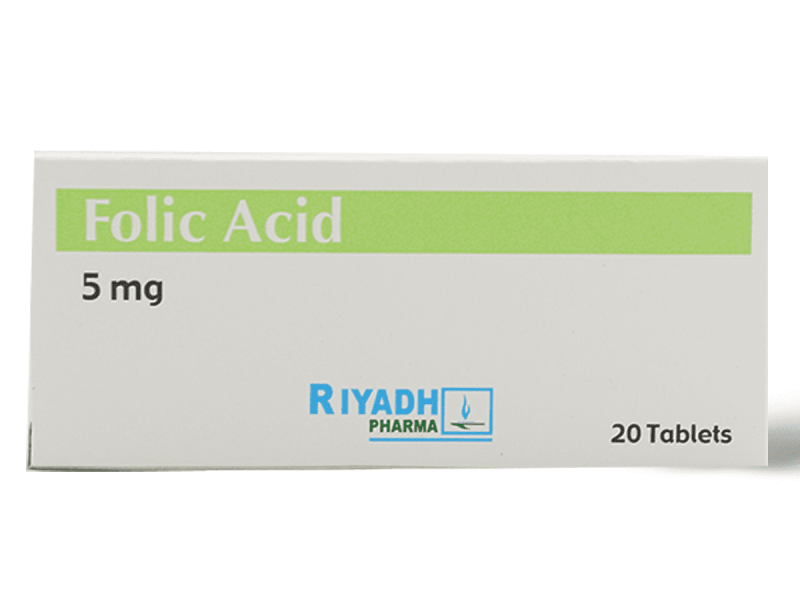 FOLIC ACID 5 mg 20 TABLETS FOLIC ACID 5 mg 20 TABLETS