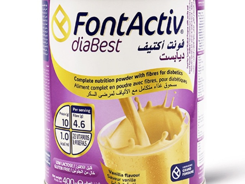 فونت أكتيف ديابست 400 جم فونت أكتيف ديابست 400 جم