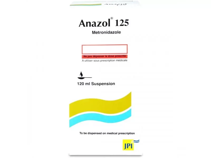 انازول 125مجم/5 مل 120 مل المعلق انازول 125مجم/5 مل 120 مل المعلق