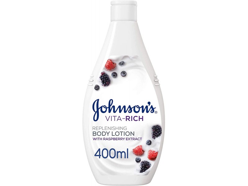 Johnson's BODY LOTION VITA-RICH REPLEN RASPBERY 400ML 56405 Johnson's BODY LOTION VITA-RICH REPLEN RASPBERY 400ML 56405