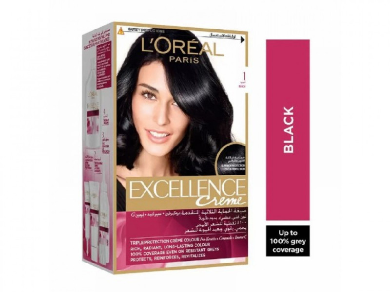 L OREAL Hair Color EXCEL NO1 BLACK L OREAL Hair Color EXCEL NO1 BLACK