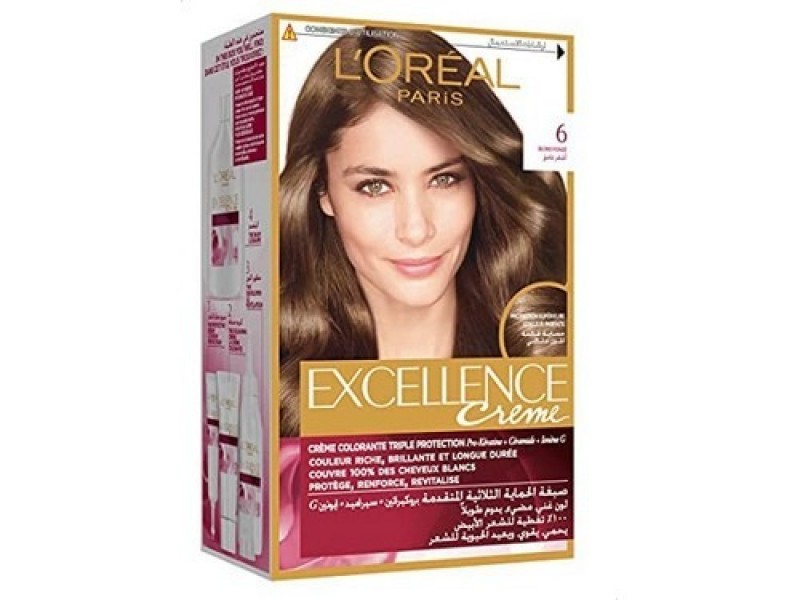 LOREAL Hair Color EXCEL NO6 LIGHT BROWN LOREAL Hair Color EXCEL NO6 LIGHT BROWN