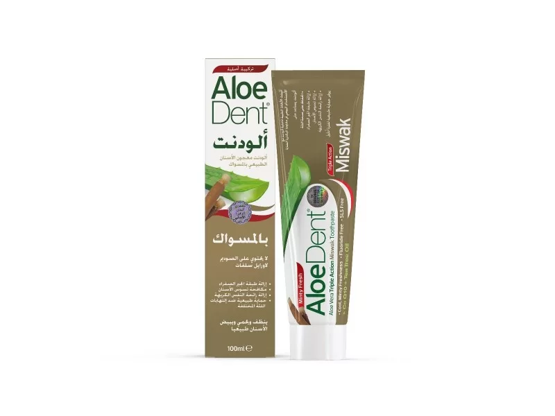 Aloedent TOOTH PASTE MISWAK 100ML 501849 Aloedent TOOTH PASTE MISWAK 100ML 501849