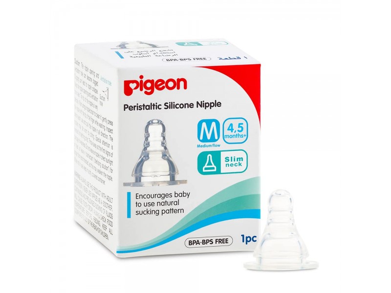 PIGEON SILICONE NIPPLE-L-1PBOX 17349 PIGEON SILICONE NIPPLE-L-1PBOX 17349