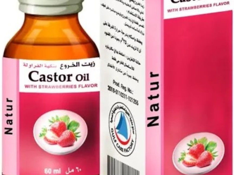 S/C CASTOR OIL STRAWBERRY 60ML S/C CASTOR OIL STRAWBERRY 60ML