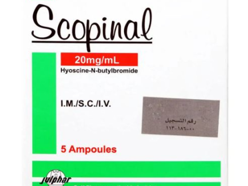 SCOPINAL 20MG 5 AMP