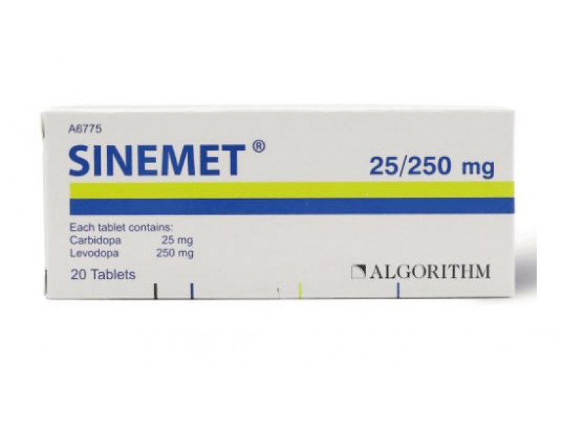 SINEMET 25/250MG 20TAB