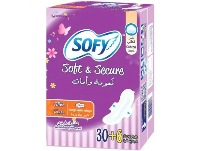 SOFY SLIM LARGE WINGS 6X(30+6) (54612) SOFY SLIM LARGE WINGS 6X(30+6) (54612)