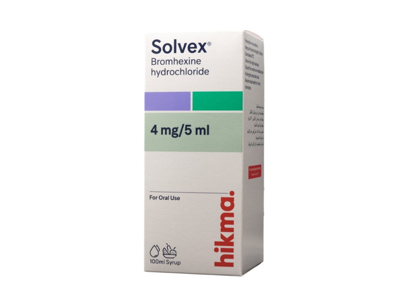 SOLVEX 4MG/5ML SYRUP 100ML