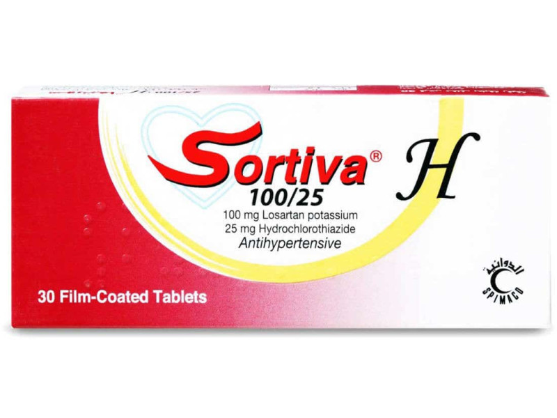SORTIVA H 100/25 MG 30 TAB SORTIVA H 100/25 MG 30 TAB