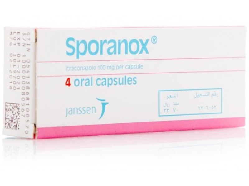 SPORANOX 100MG 4CAP