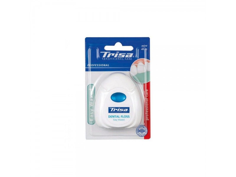 TRISA DENTAL FLOSS WAXED 40M 450504 TRISA DENTAL FLOSS WAXED 40M 450504