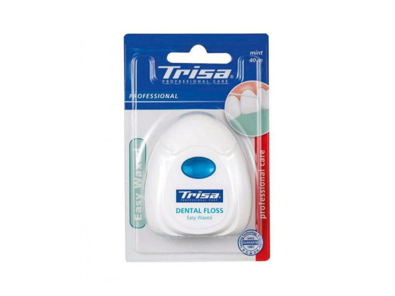 TRISA DENTAL FLOSS WAXED 40M 450504 TRISA DENTAL FLOSS WAXED 40M 450504