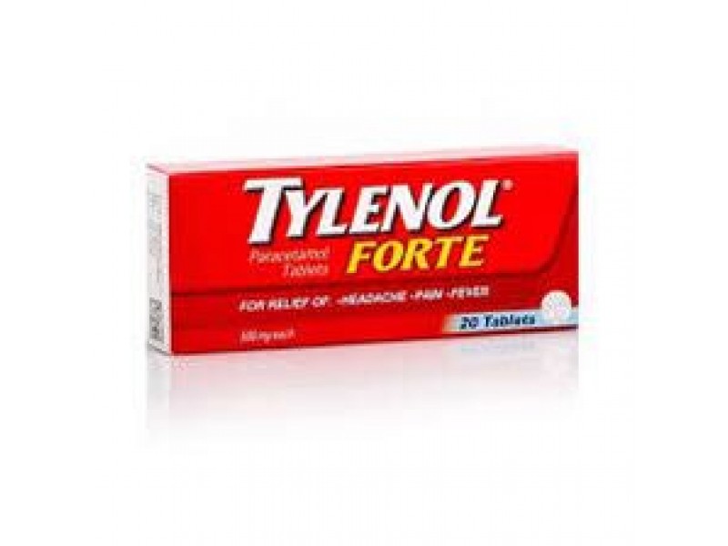 TYLENOL FORTE 500 MG 20 TAB