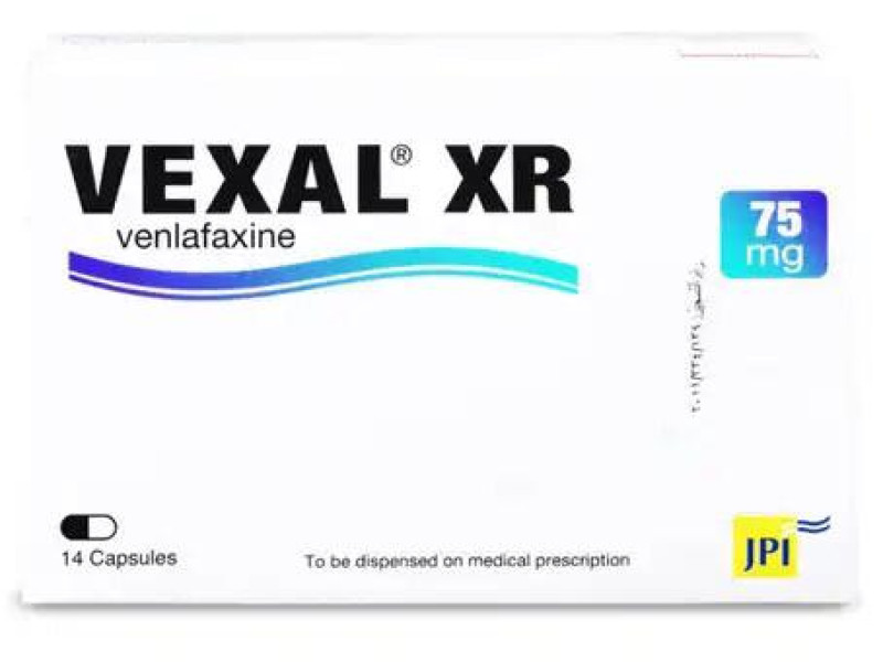 VEXAL XR 75MG CAPS 14S