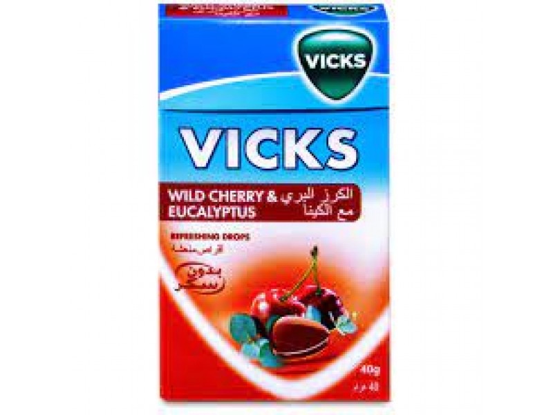 VICKS HALAWA CHERRY EUCALY 40GM VICKS HALAWA CHERRY EUCALY 40GM