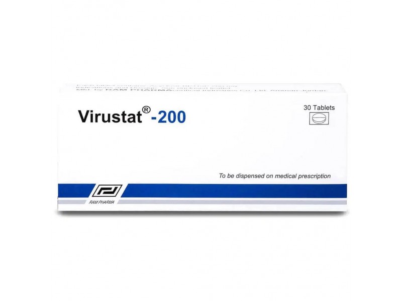VIRUSTAT 200 MG 30 TAB