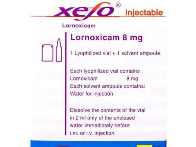 XEFO 8 MG INJECTION IM/IV
