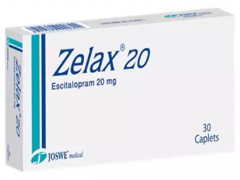 ZELAX 20MG 30CAPS