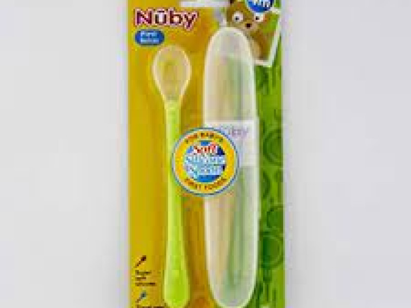 NUBY 5556 SILICON WEAN SPOON +4M NUBY 5556 SILICON WEAN SPOON +4M