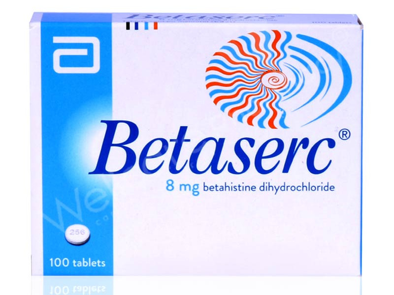 BETASERC 8 MG 100 TAB BETASERC 8 MG 100 TAB