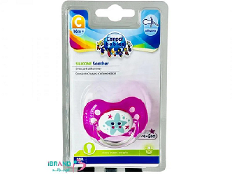 CANPOL 22/546 SILICONE SOOTHER C 18M+ CERRY CANPOL 22/546 SILICONE SOOTHER C 18M+ CERRY