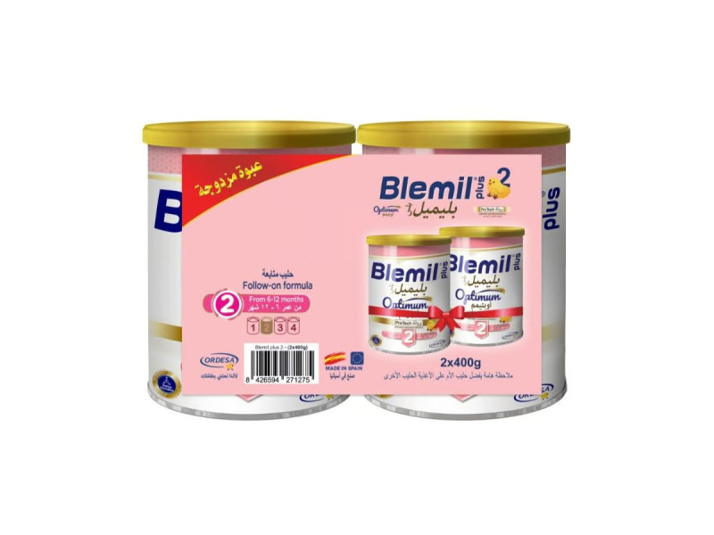 BLEMIL OPTIMUM NO2 TWIN PACK 2X400GM BLEMIL OPTIMUM NO2 TWIN PACK 2X400GM