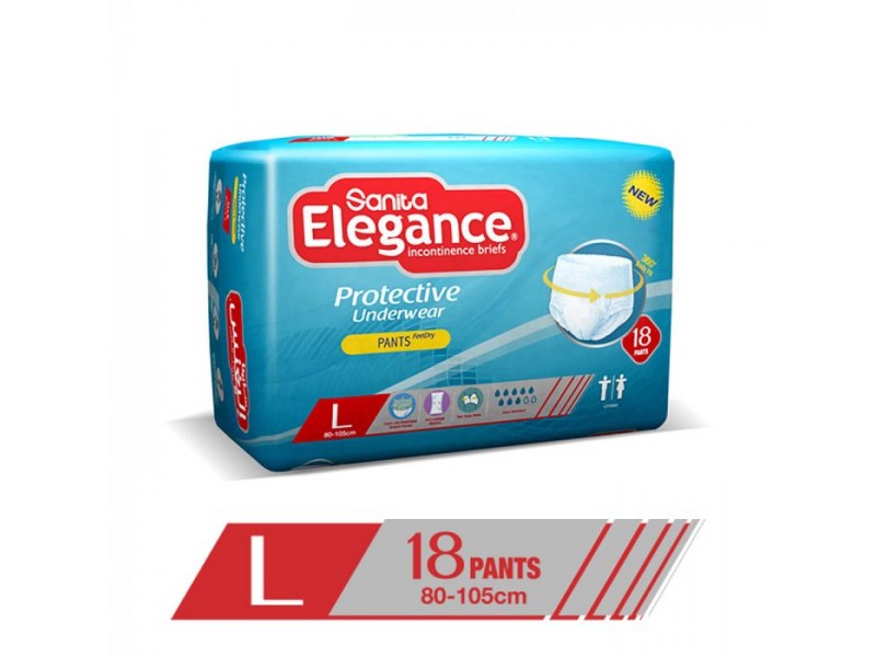 اليغنس حفايض كبار السن مقاس لارج 18 حبه اليغنس حفايض كبار السن مقاس لارج 18 حبه