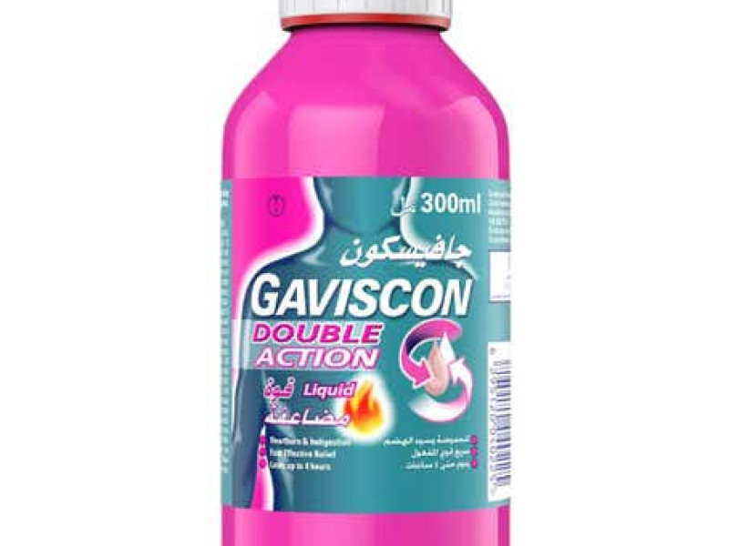 GAVISCON SYRUP 300ML DOUBLE ACTION GAVISCON SYRUP 300ML DOUBLE ACTION